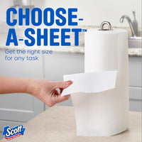 Scott Paper Towels, Choose-A-Sheet, 30 Double Rolls = 60 Regular Rolls (108 Sheets Per Roll)