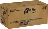 Bounty Quick-Size Paper Towels, White, 8 Family Rolls = 20 Regular Rolls
