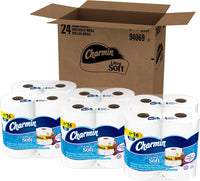 Charmin Ultra soft Jumbo Rolls Septic Safe white