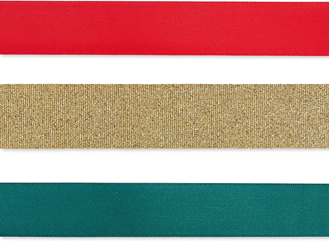 Papyrus Christmas Gift Tags, Ribbons & Bows Set, Red, Green & Gold (10 Pieces) – view 5