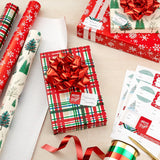 Hallmark Red & Green Christmas Wrapping Paper Set with Bows, Ribbon & Tags, 3 Rolls, 90 Sq Ft – view 2