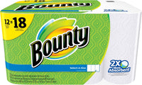 Bounty Select-a-Size Paper Towels, White, 12 Count
