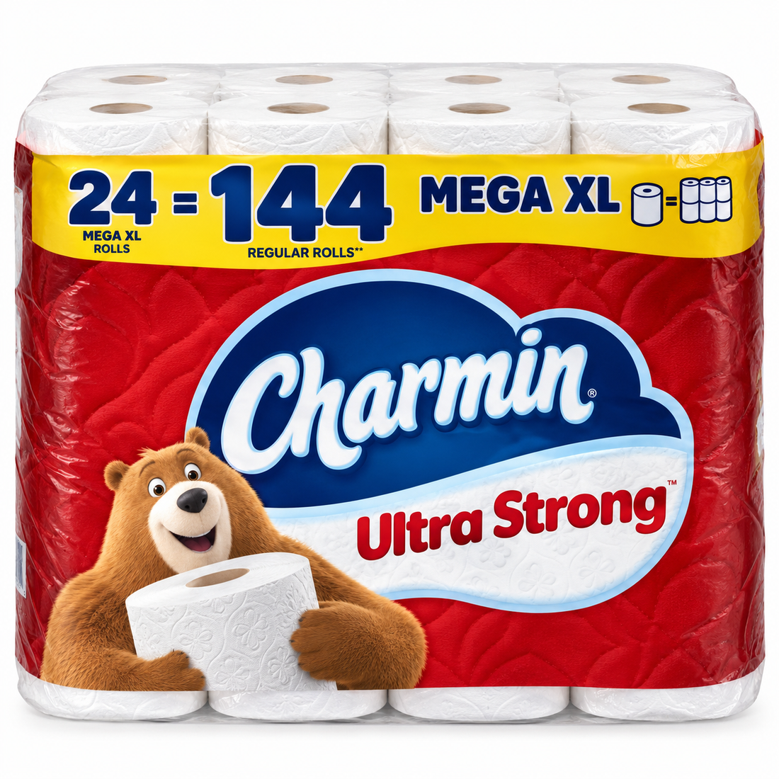 Charmin Ultra Strong Toilet Paper, 24 Mega XL Rolls