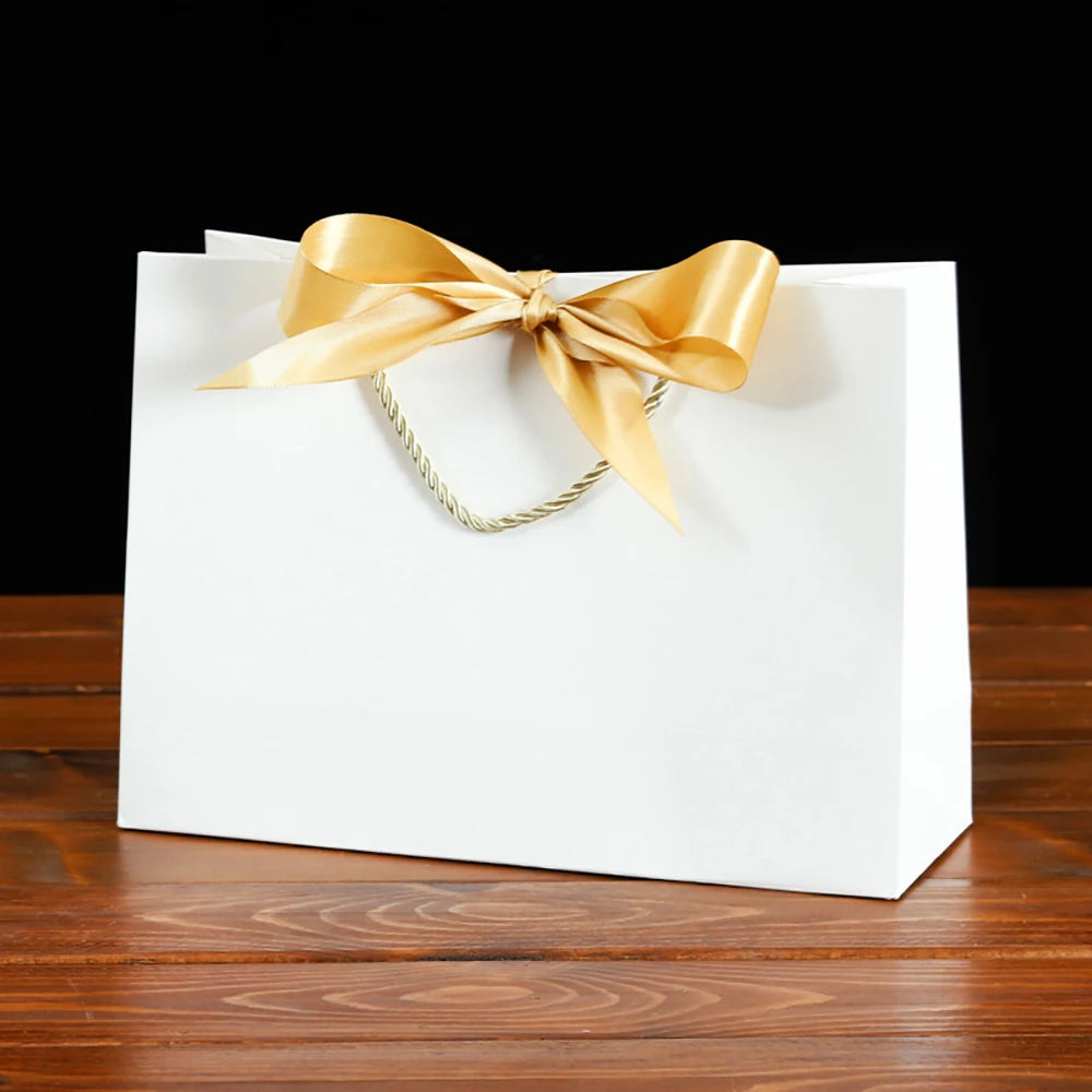 Elegant Paper Gift Bags with Handles - Perfect for Party Favors, Jewelry Packing, and Celebrations like Birthdays, Weddings, and Graduations