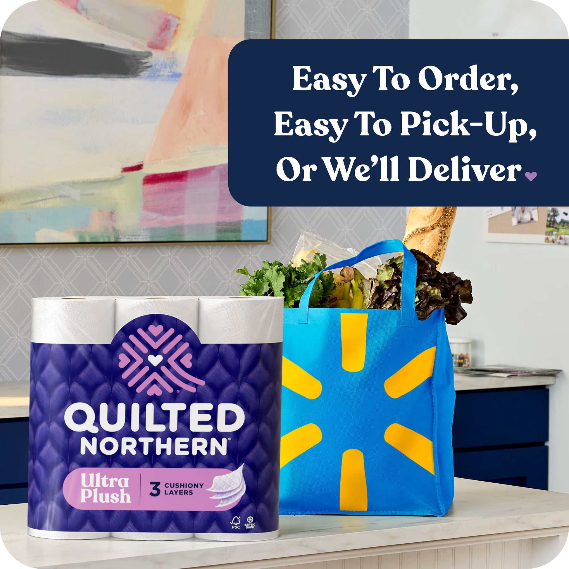 Quilted Northern Ultra Plush Toilet Paper, 6 Mega Rolls