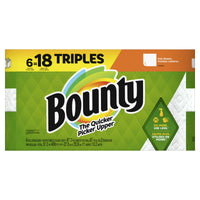 Bounty Full Sheet Paper Towels, 6 Triple Rolls