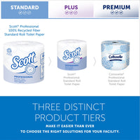 Scott Professional Recycled Fiber Toilet Paper, 80-Roll Case