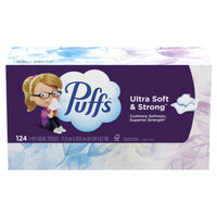 Puffs Ultra Soft Facial Tissues, 24-Box Case, Family Size