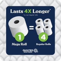 Quilted Northern Ultra Soft & Strong Toilet Paper, 18 Mega Rolls