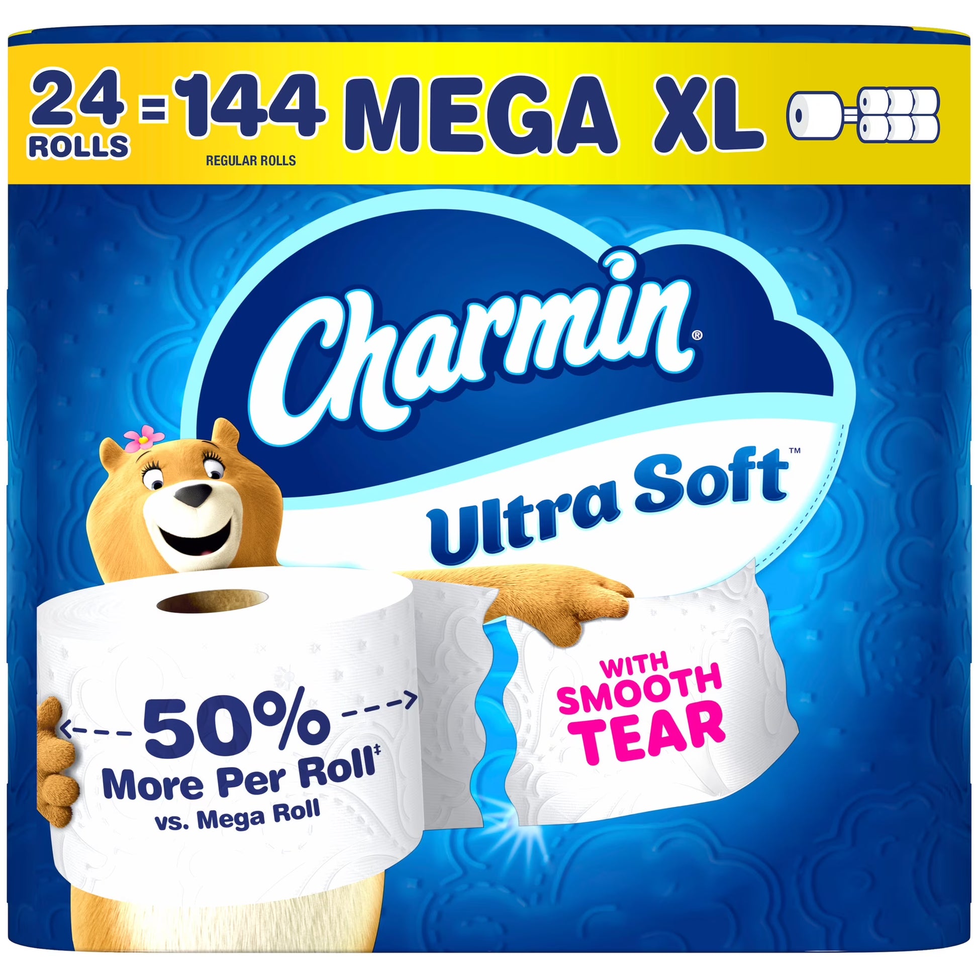 Charmin Ultra Soft Toilet Paper, 24 Mega XL Rolls