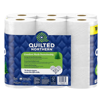 Quilted Northern Ultra Soft & Strong Toilet Paper, 18 Mega Rolls