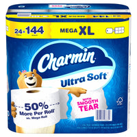 Charmin Ultra Soft Toilet Paper, 24 Mega XL Rolls