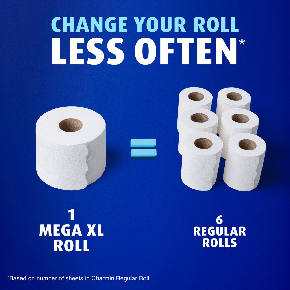 Charmin Ultra Soft Toilet Paper, 6-Pack Bundle (24 Mega XL Rolls Total)