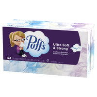 Puffs Ultra Soft Facial Tissues, 24-Box Case, Family Size