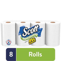 Scott Rapid-Dissolving Toilet Paper for RVs & Boats, 48 Double Rolls