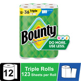 Bounty Select-A-Size Paper Towels, 12 Triple Rolls