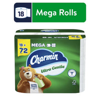 Charmin Ultra Gentle Lotion Toilet Paper, 18 Mega Rolls