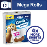 Charmin Ultra Soft Toilet Paper, 12 Mega Rolls