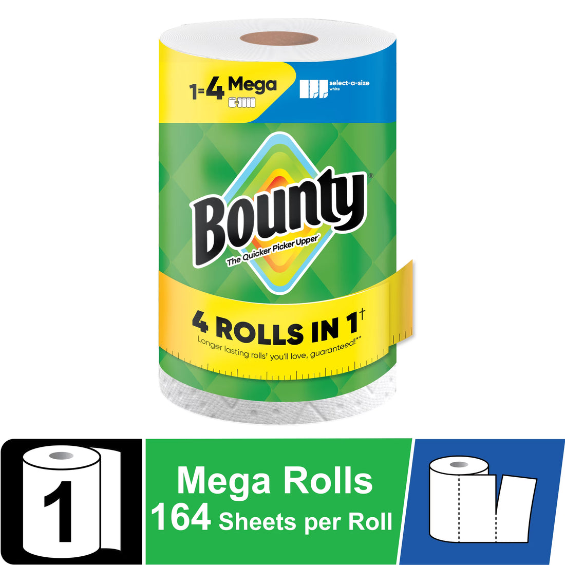 Bounty Select-A-Size Paper Towels, 1 Mega Roll