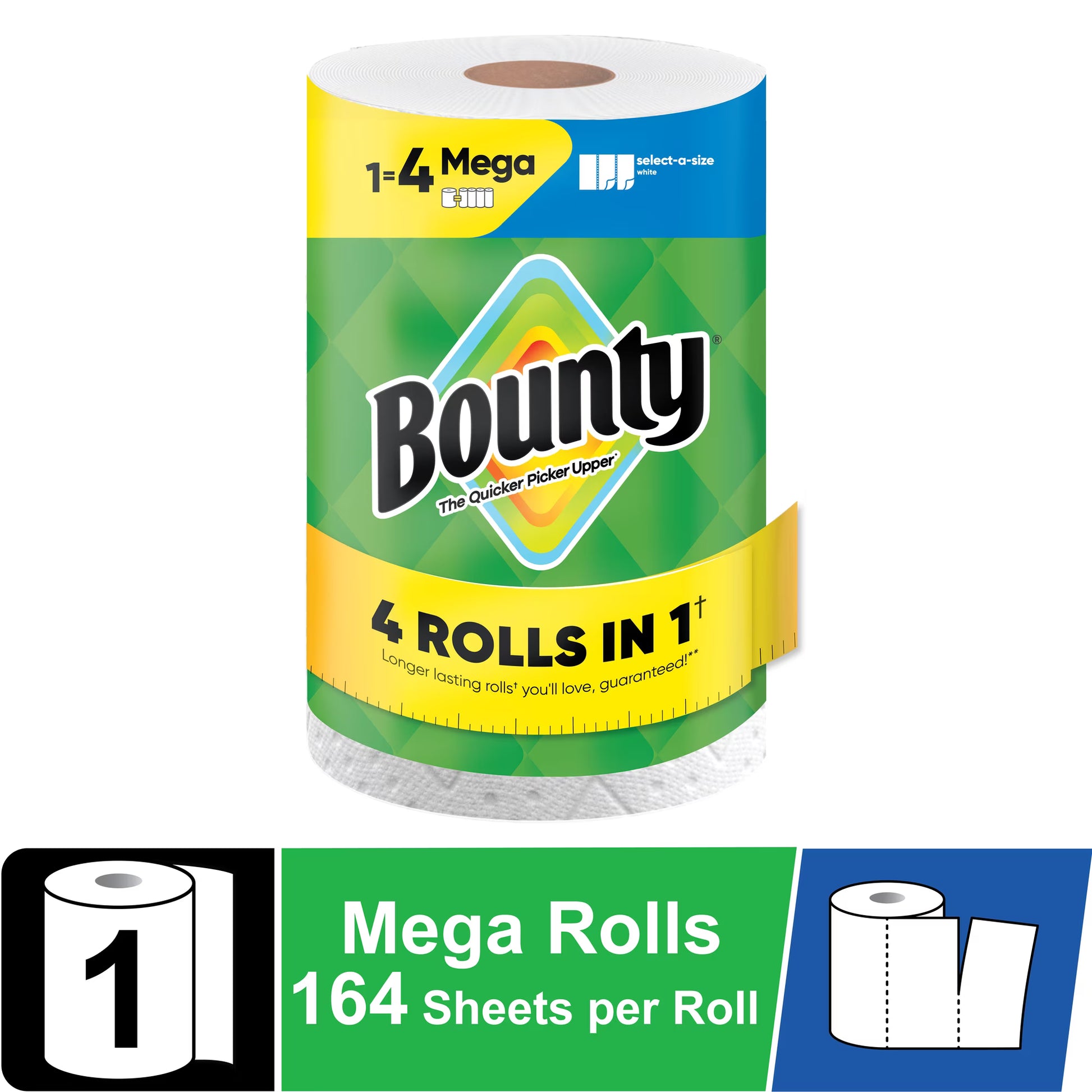Bounty Select-A-Size Paper Towels, 1 Mega Roll