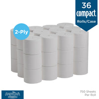 Angel Soft Professional Coreless Toilet Paper, 36 Rolls (750 Sheets Each)