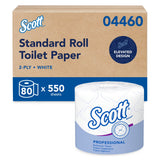 Scott Professional Standard Roll Toilet Paper, 80-Roll Case, 550 Sheets