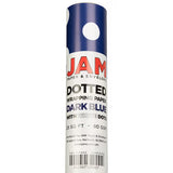 JAM Paper Dark Blue Polka Dot Gift Wrapping Paper Roll, 25 Sq. Ft.