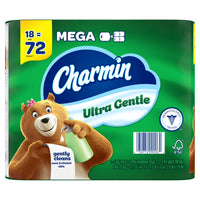 Charmin Ultra Gentle Lotion Toilet Paper, 18 Mega Rolls