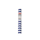 JAM Paper Blue & White Striped Wrapping Paper, 2 Rolls, 50 Sq Ft Total