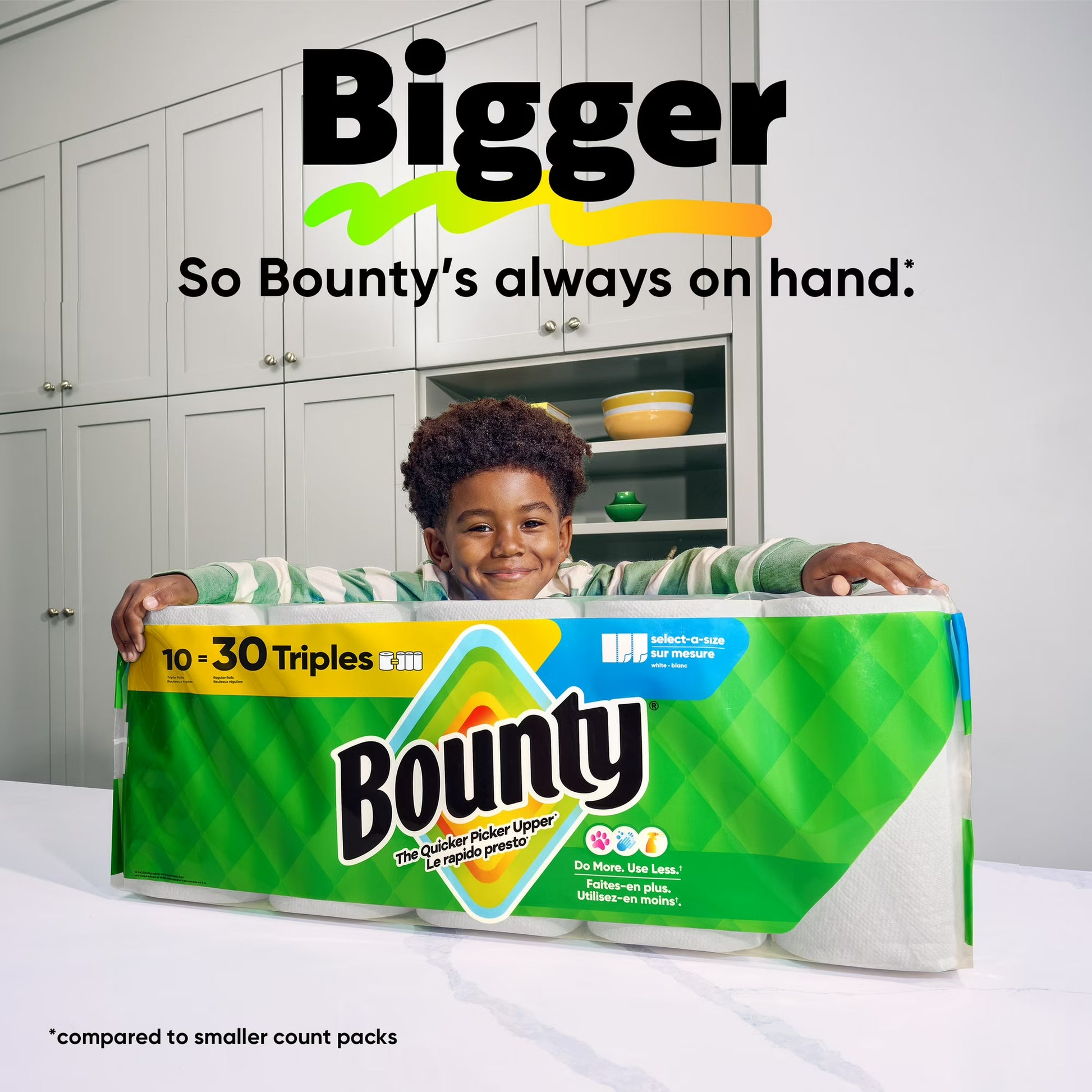 Bounty Select-A-Size Paper Towels, 6-Pack (2 Triple Rolls Each)
