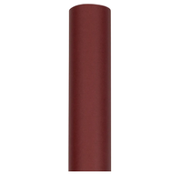 JAM Paper Matte Burgundy Wrapping Paper, 2 Rolls, 50 Sq Ft Total