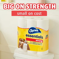 Charmin Essentials Strong Toilet Paper, 12 Mega Rolls