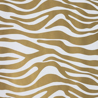 JAM Paper Gold & White Zebra Gift Wrapping Paper, 2 Rolls, 50 Sq. Ft.
