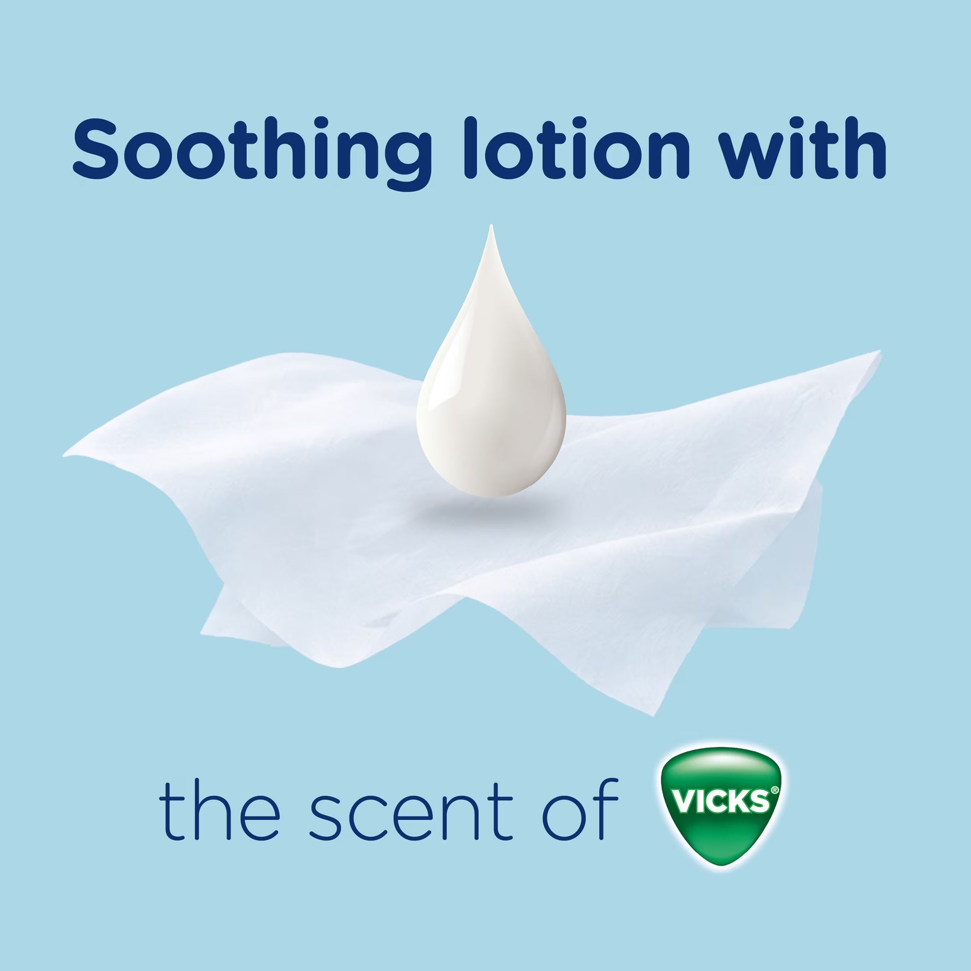 Puffs Plus Lotion Facial Tissue with Vicks Scent, 4 Cube Boxes