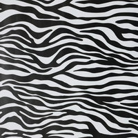 JAM Paper Black & White Zebra Wrapping Paper, 2 Rolls, 50 Sq Ft Total