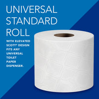 Scott Professional Standard Roll Toilet Paper, 80-Roll Case, 550 Sheets