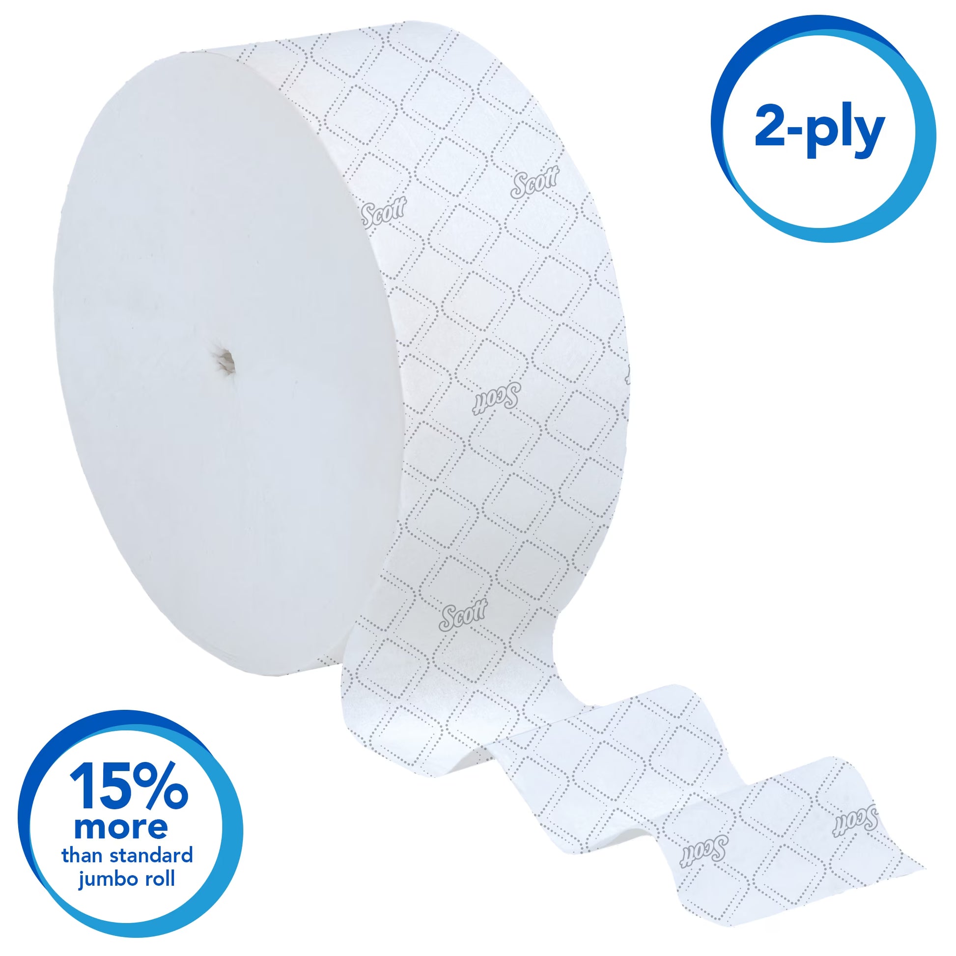Scott Coreless Jumbo Roll Toilet Paper, 12-Roll Case, 1,150 ft Each