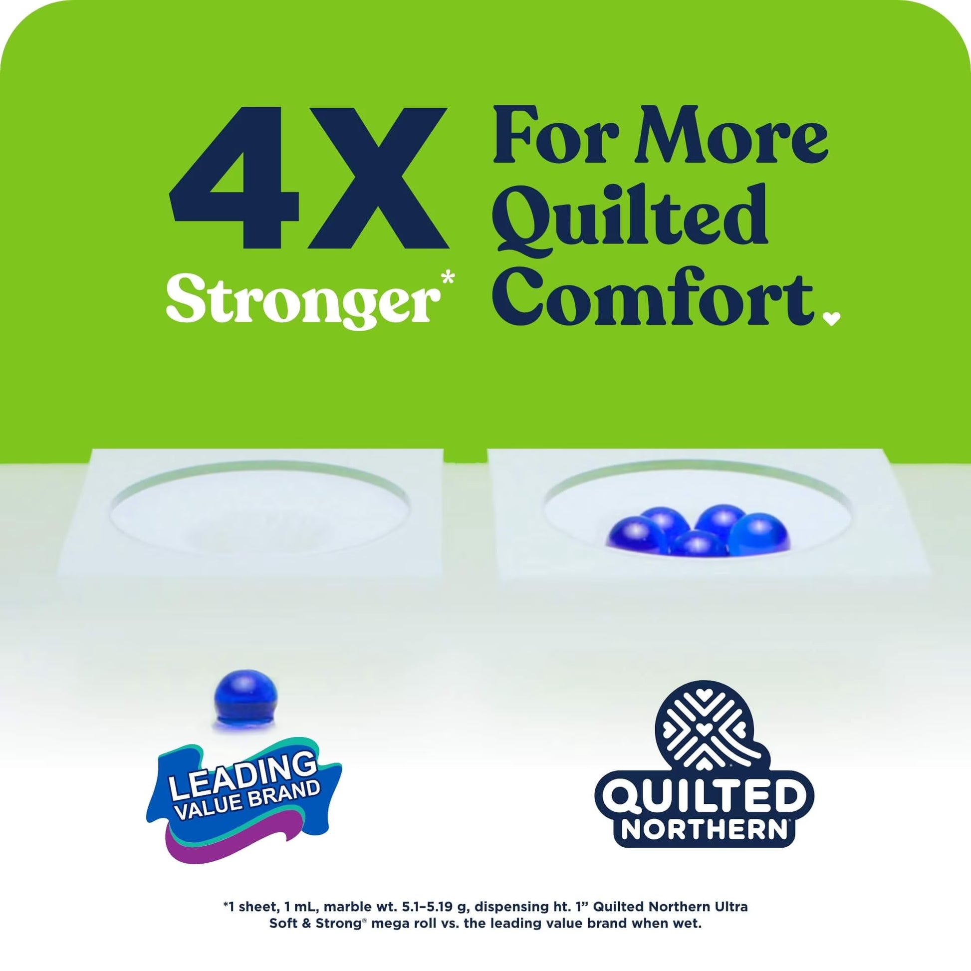 Quilted Northern Ultra Soft & Strong Toilet Paper, 18 Mega Rolls