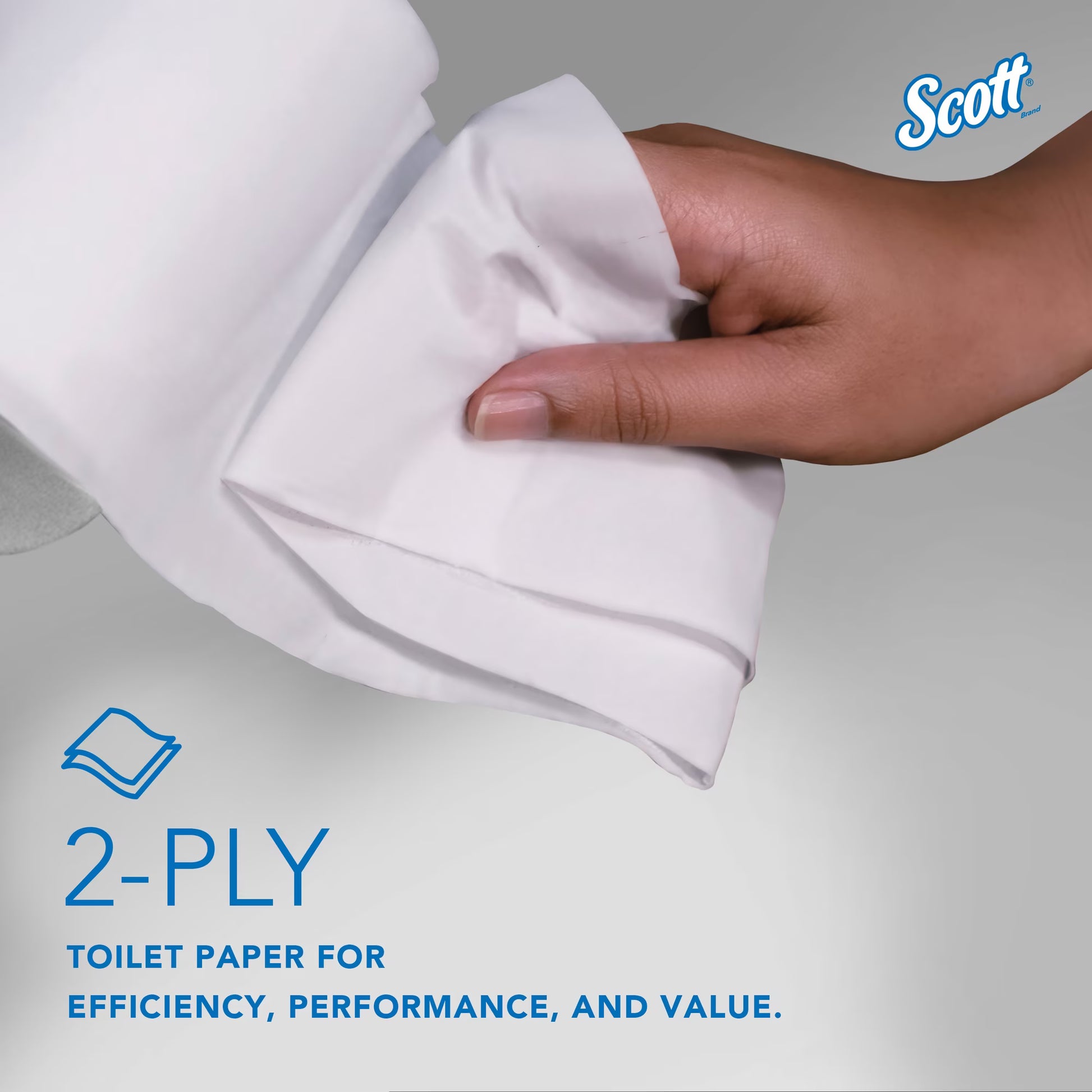Scott Essential Coreless Standard Roll Toilet Paper, 36-Roll Case
