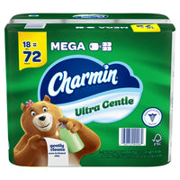 Charmin Ultra Gentle Lotion Toilet Paper, 18 Mega Rolls