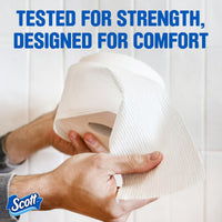 Scott ComfortPlus Toilet Paper, 12 Rolls, 231 Sheets