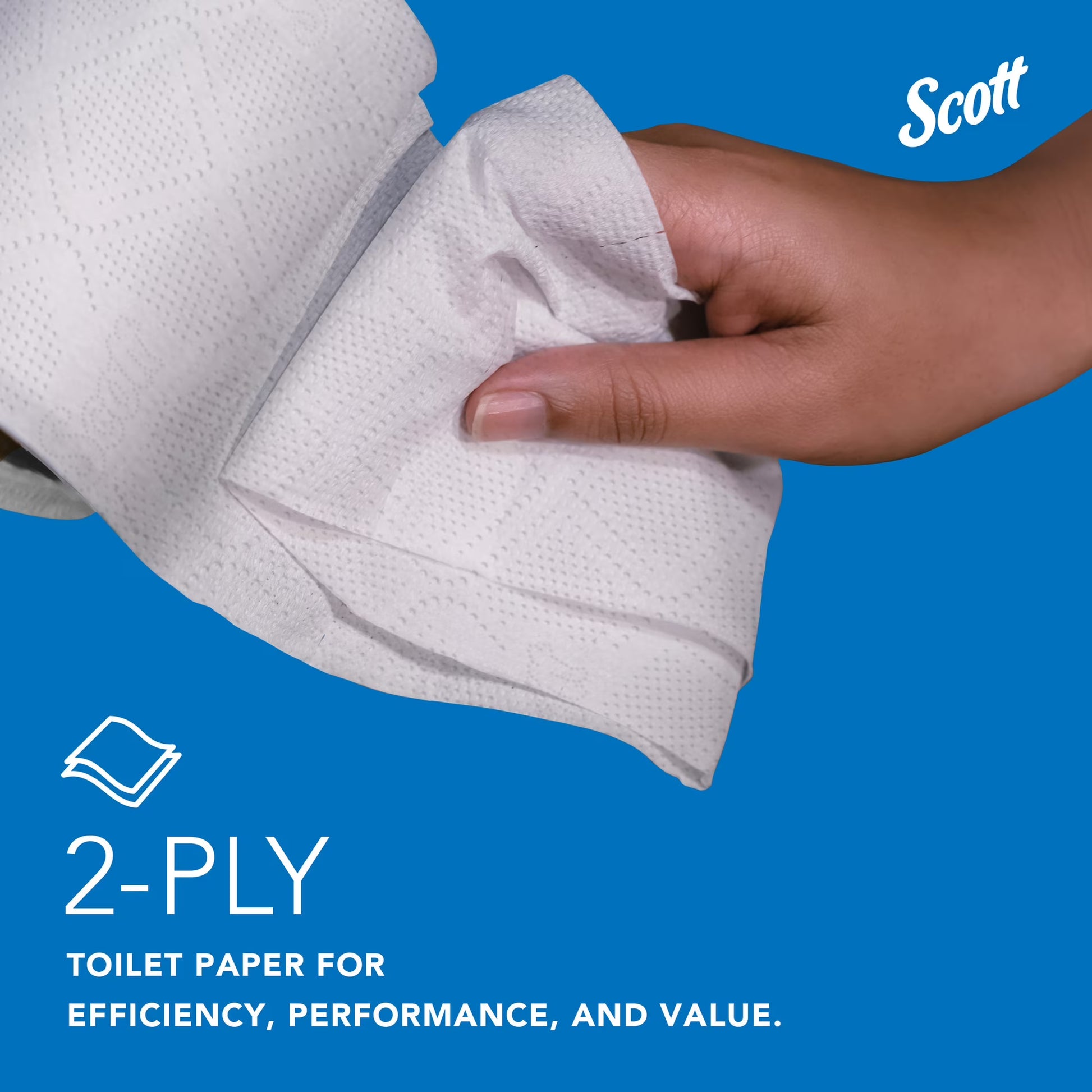 Scott Professional Standard Roll Toilet Paper, 80-Roll Case, 550 Sheets