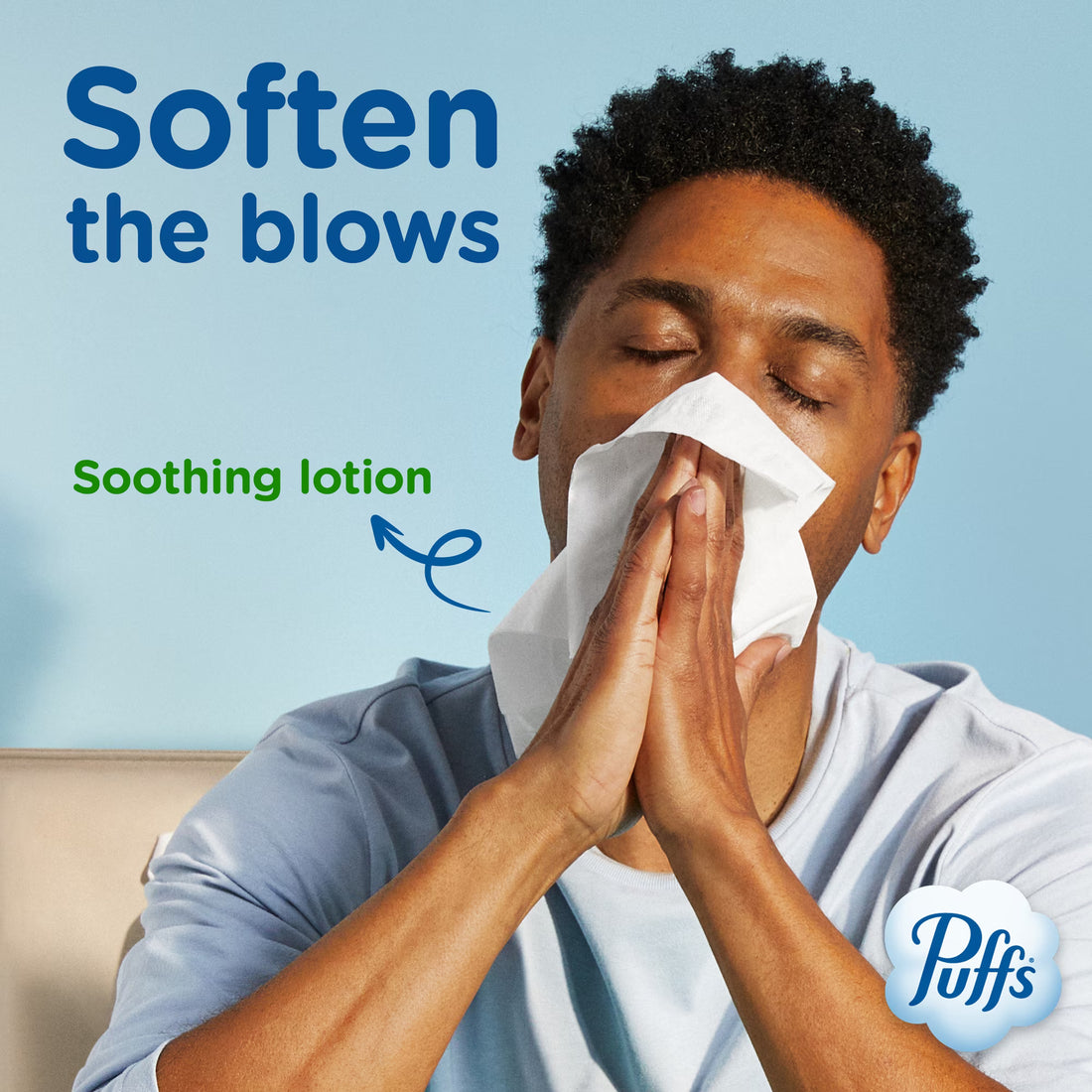 Puffs Plus Lotion Facial Tissue, 4 Family Boxes