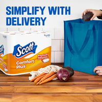 Scott ComfortPlus Toilet Paper, 12 Rolls, 231 Sheets