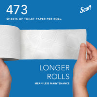 Scott Professional Recycled Fiber Toilet Paper, 80-Roll Case