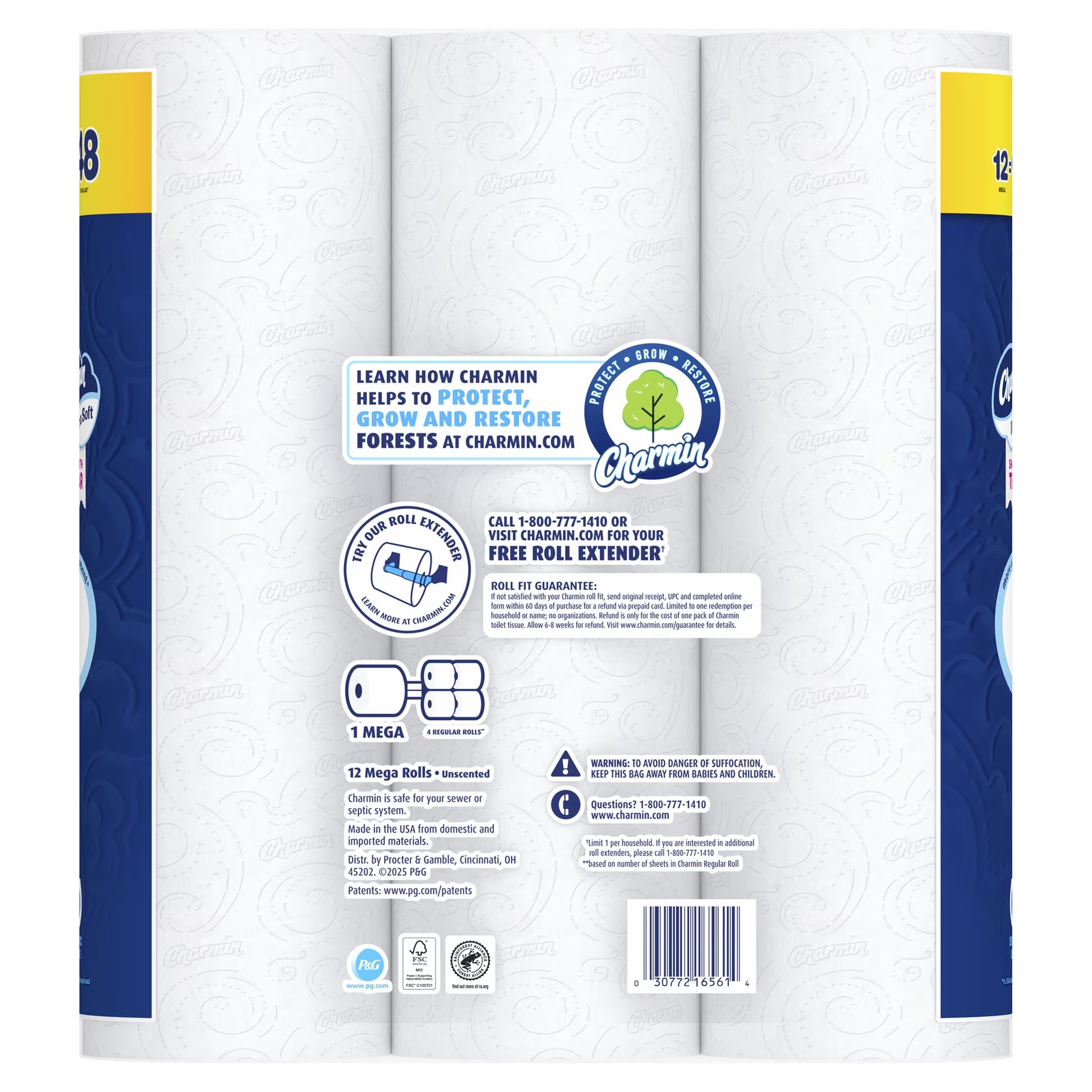 Charmin Ultra Soft Toilet Paper, 12 Mega Rolls