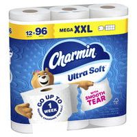 Charmin Ultra Soft Toilet Paper, 12 Mega XXL Rolls