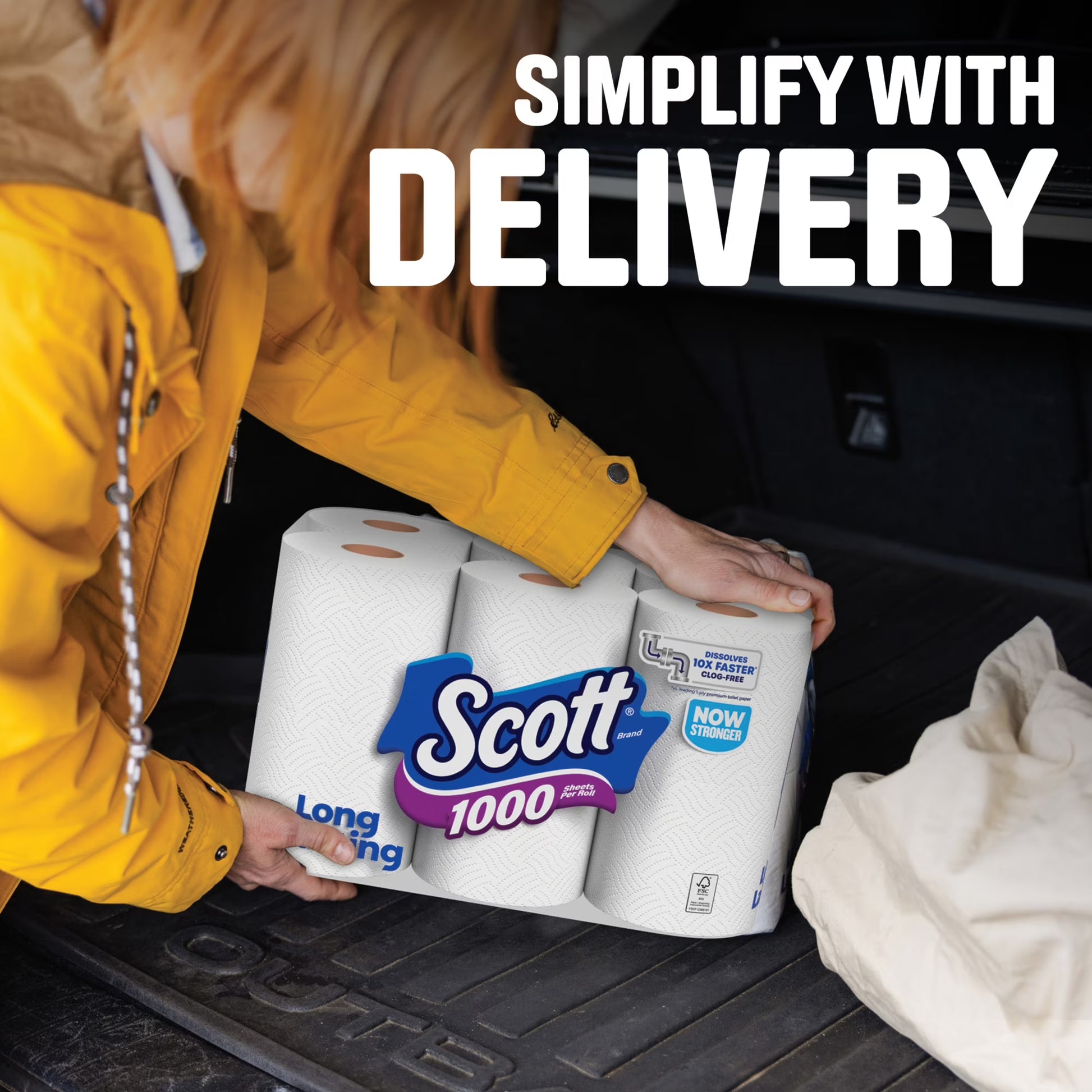 Scott 1000 Toilet Paper, 24 Rolls