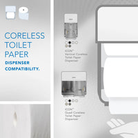 Scott Essential Coreless Standard Roll Toilet Paper, 36-Roll Case