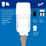 Scott Professional Recycled Fiber Toilet Paper, 80-Roll Case